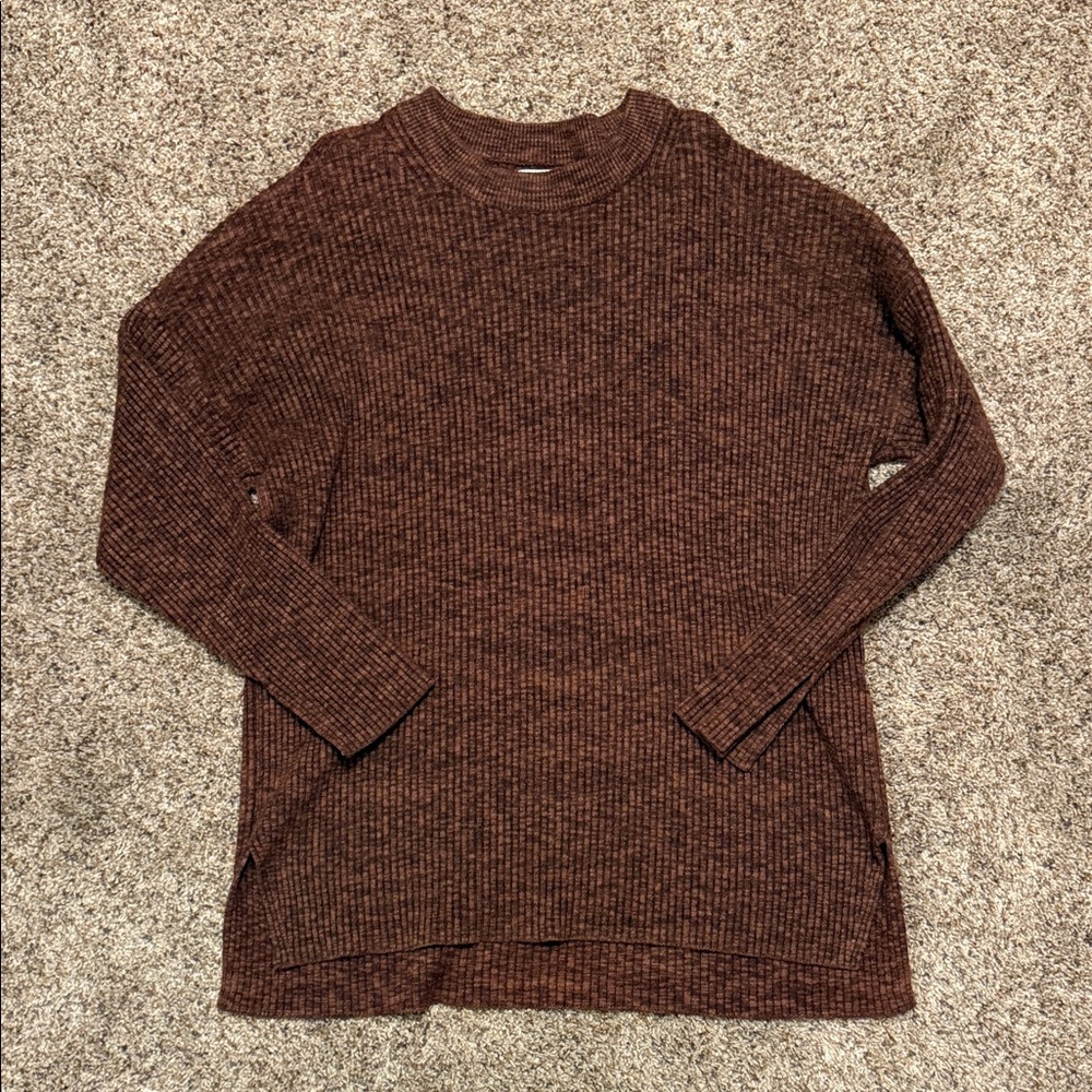 Abercrombie & Fitch Women's Brown Crewneck Sweater